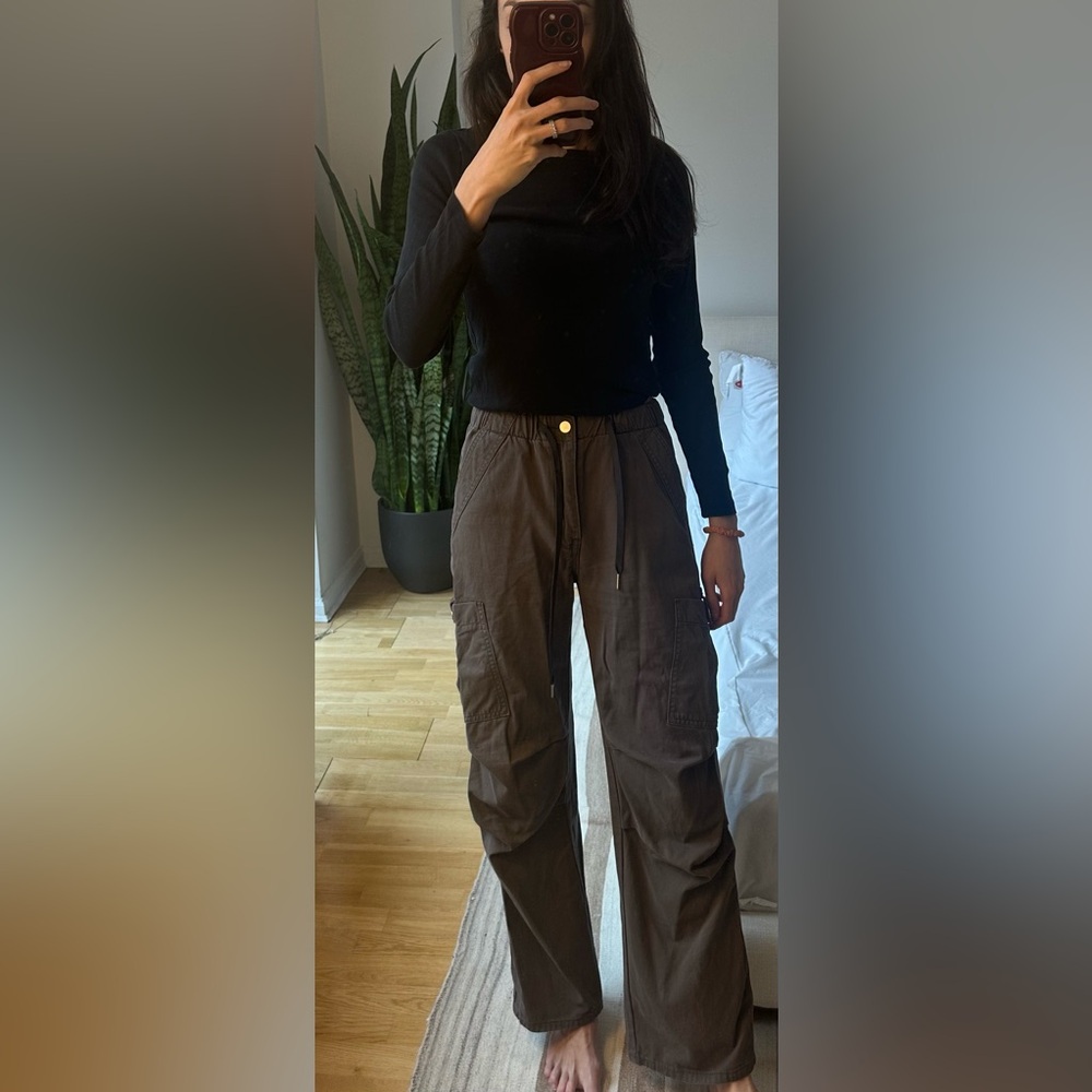 Drawstring Cargo Pants